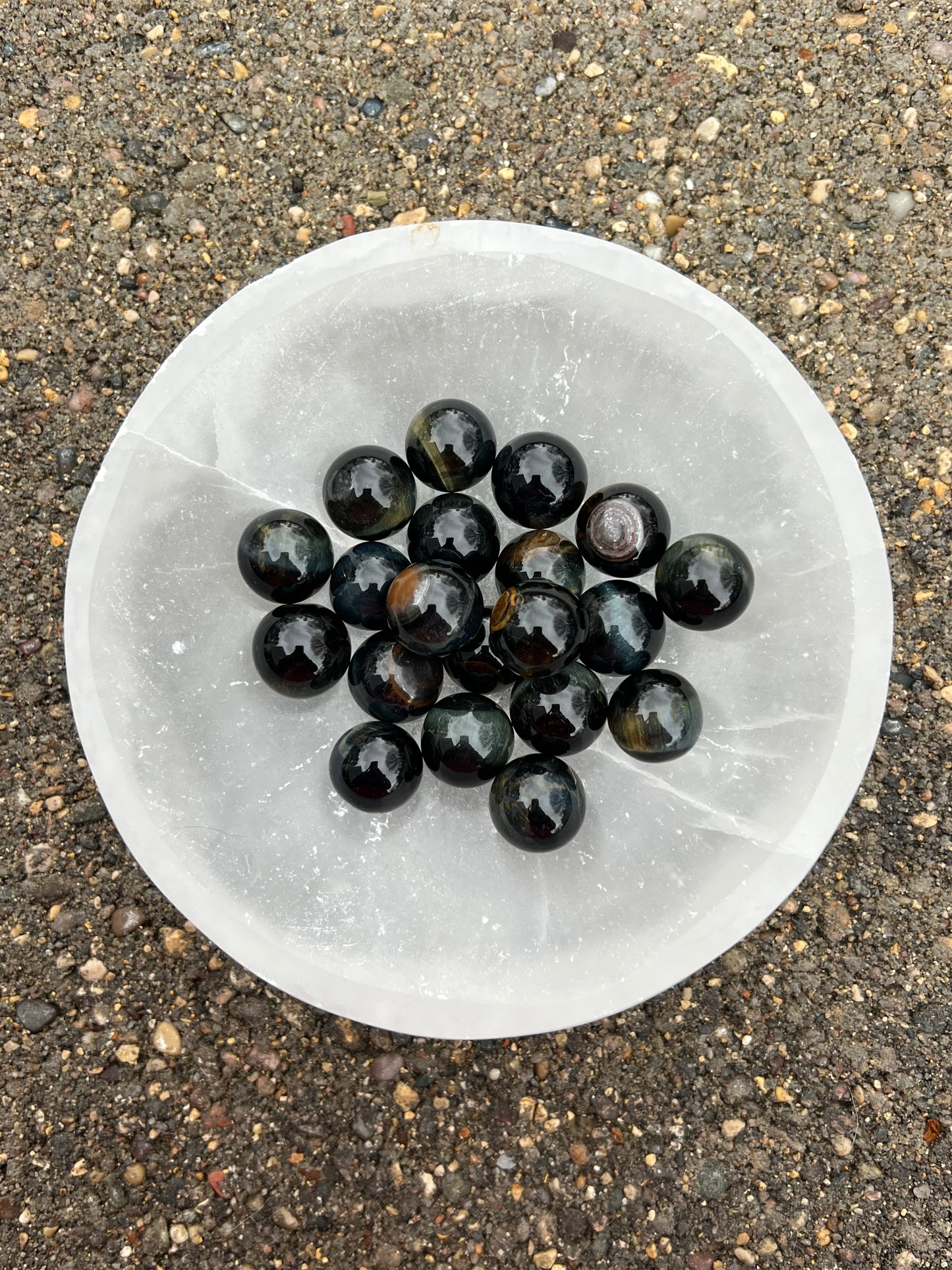 Blue Tigers Eye Mini Sphere