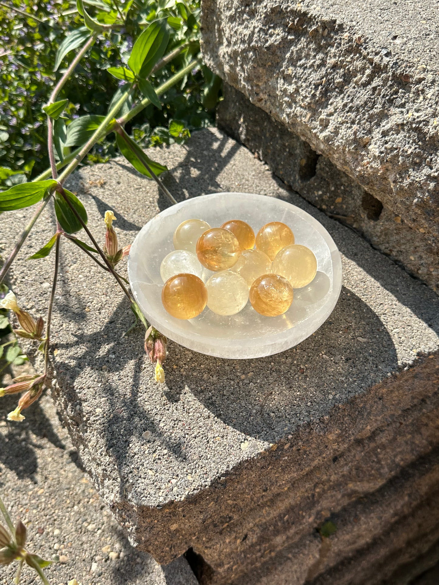 Honey Calcite Sphere (small)