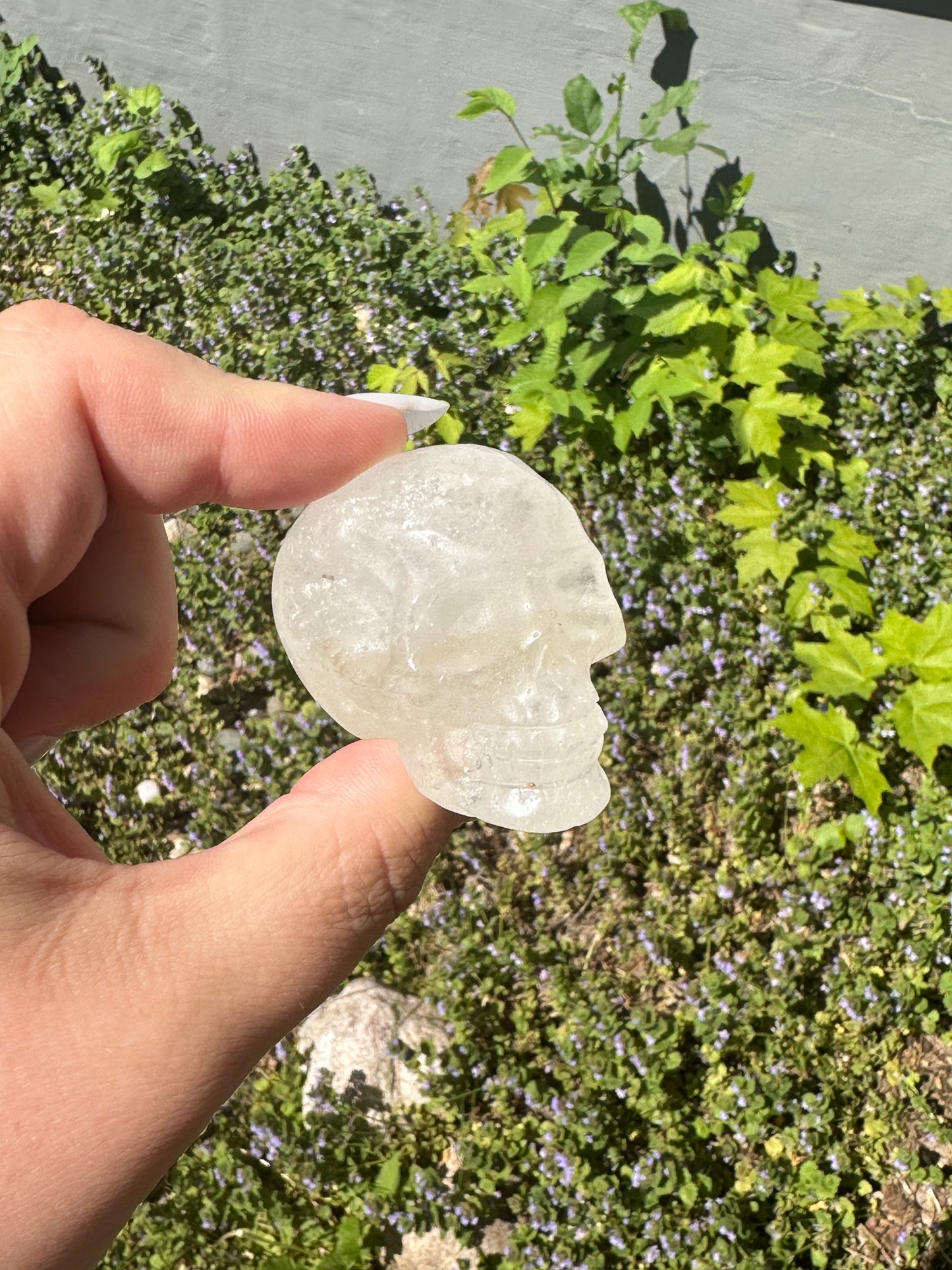 Clear Quartz Skull