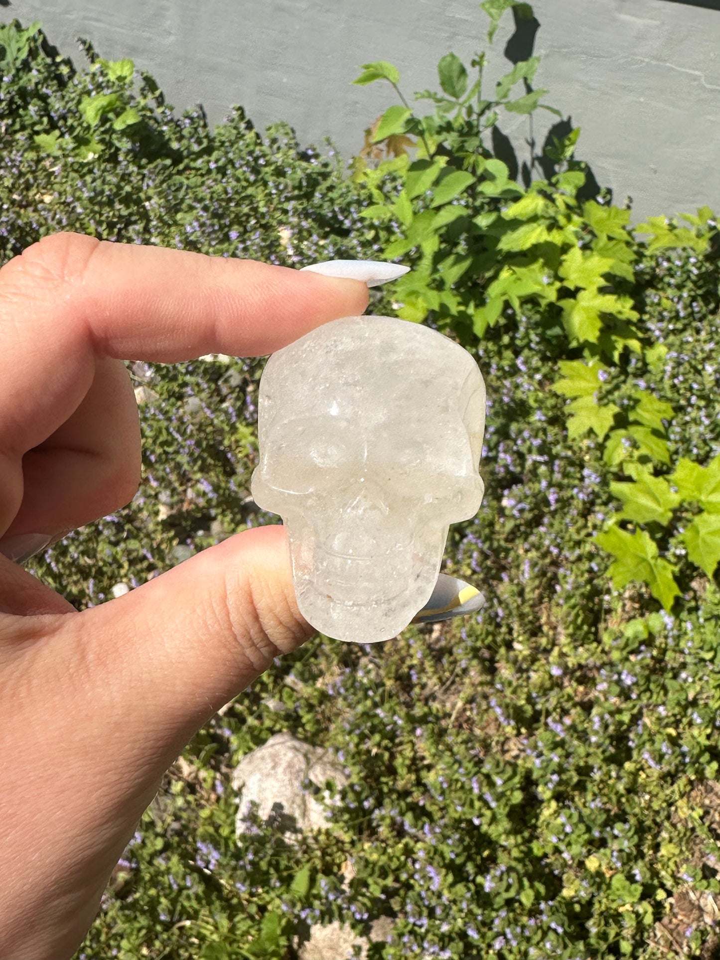 Clear Quartz Skull