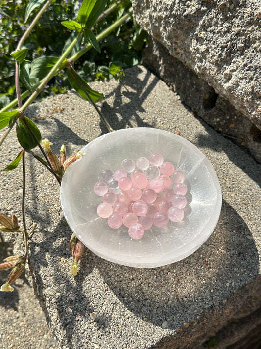 Mini Rose Quartz Sphere