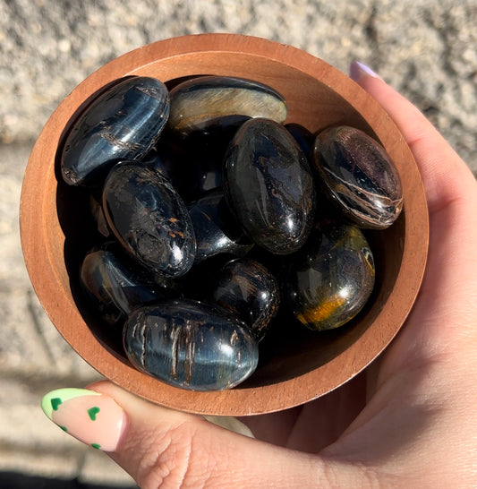 Blue Tigers Eye Tumbles