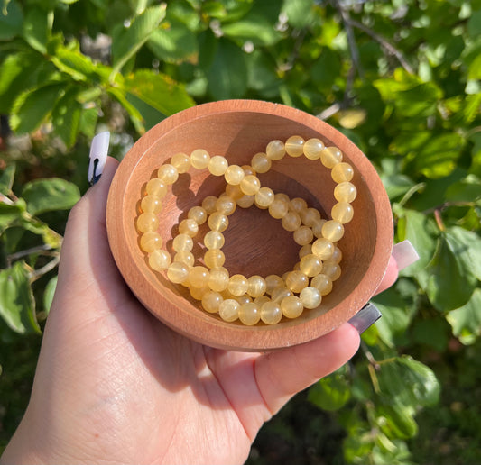 Honey Calcite Bracelets