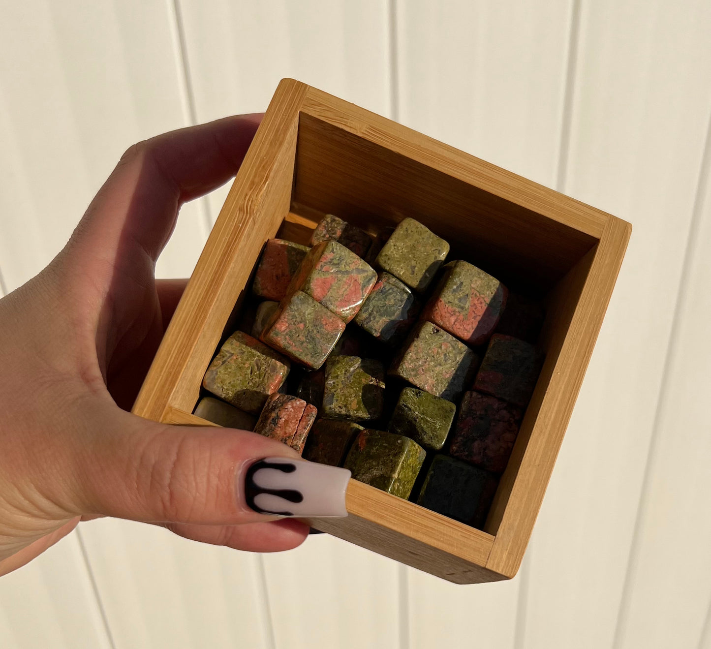 Unakite Cube