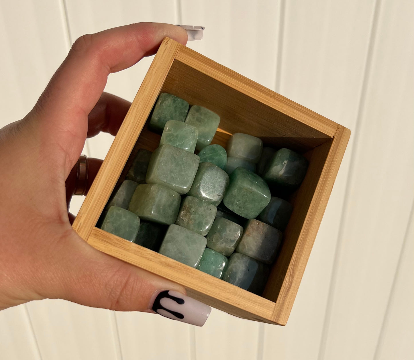 Green Aventurine Cube