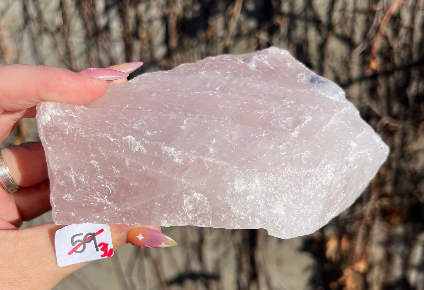 Rose Quartz Raw Freeform