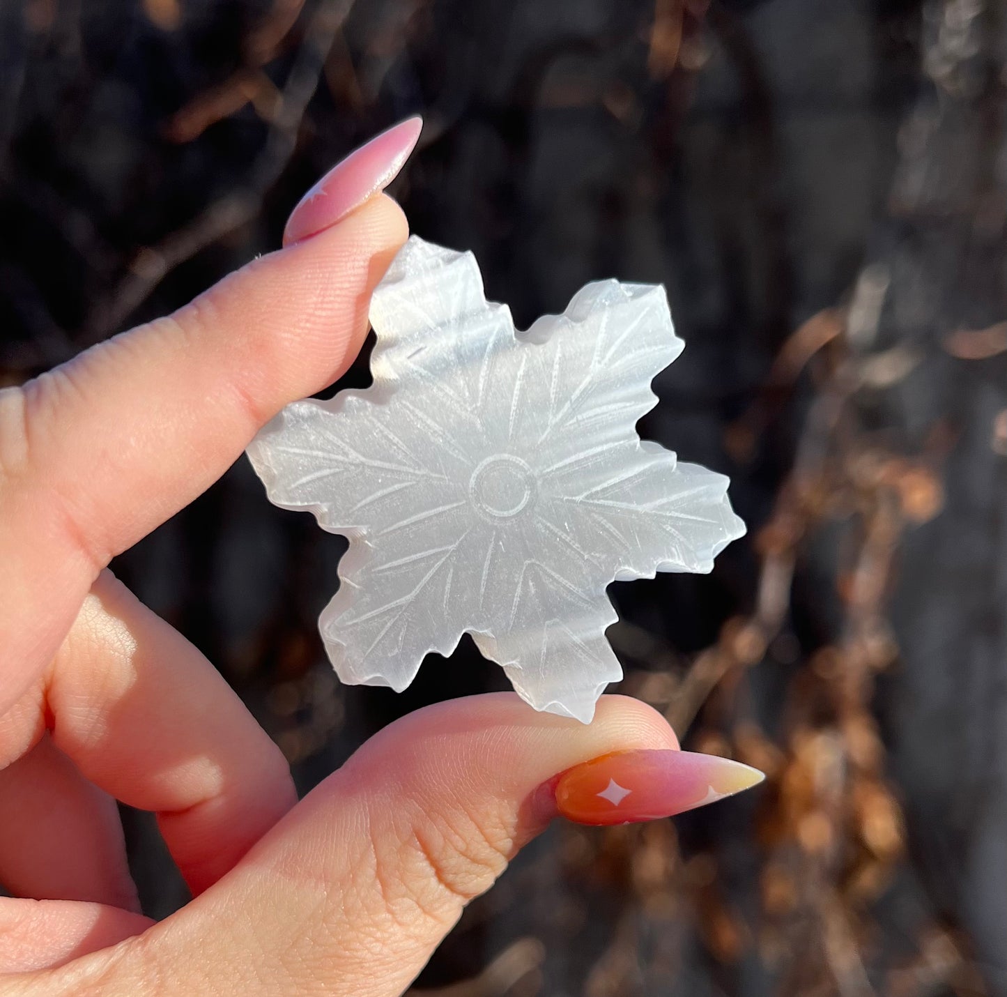 Selenite Snowflake