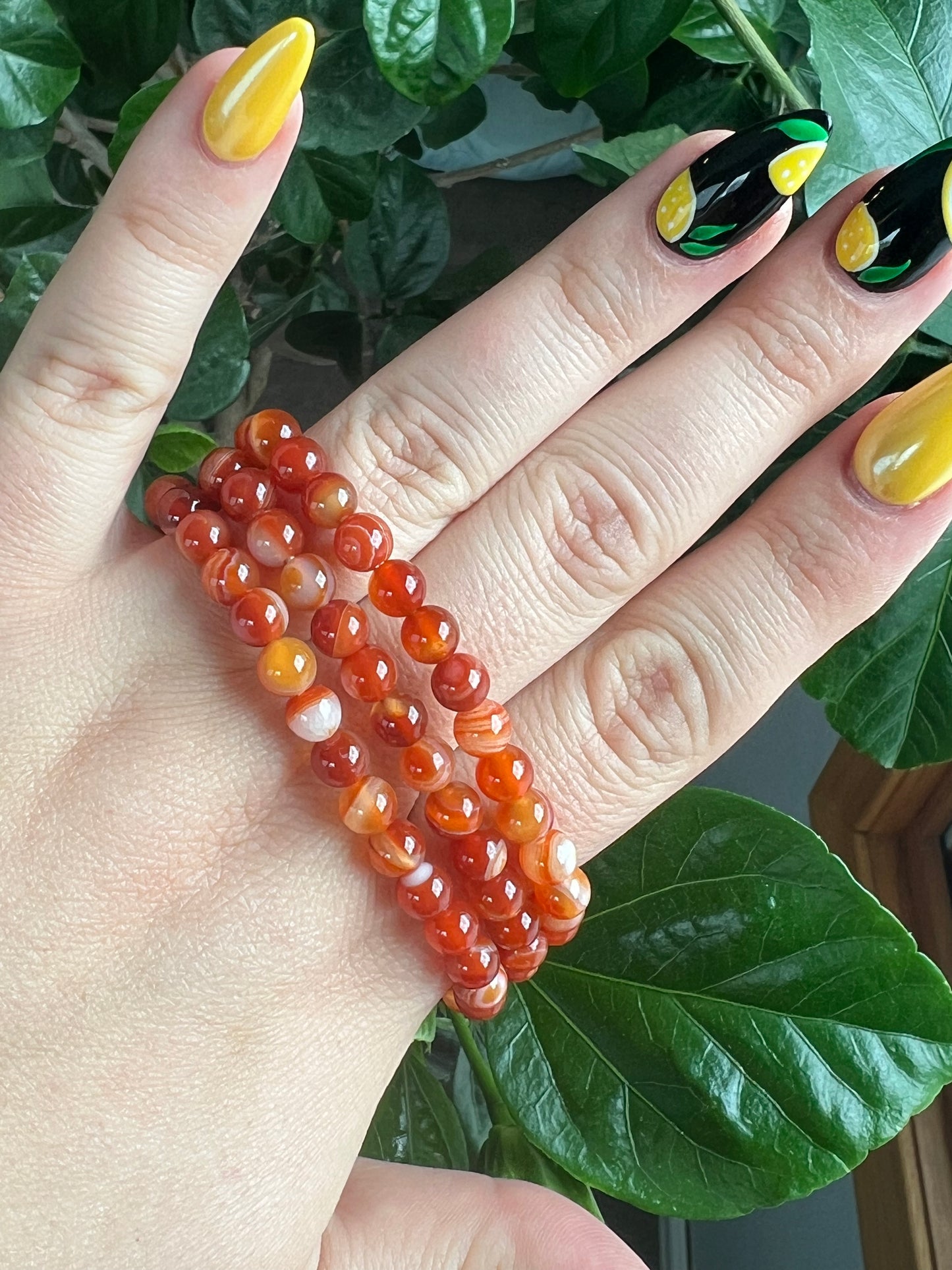 Carnelian Bracelet 6mm